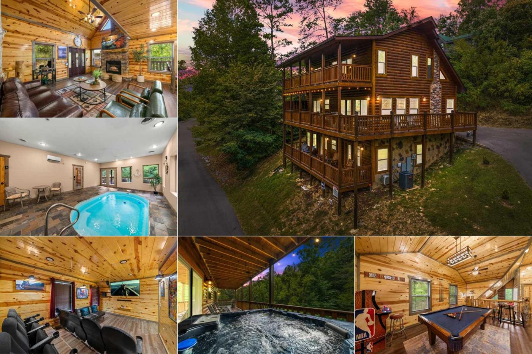 Indoor Pool, Near Dollywood, Theater, Luxury Cabin Βίλα Pigeon Forge Εξωτερικό φωτογραφία